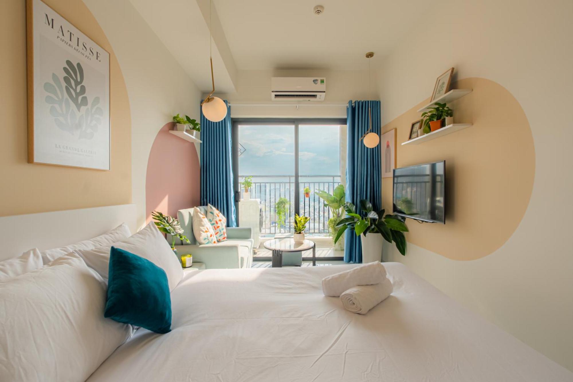 9Trip Stay In Soho Residence - Service Apartment Ho Chi Minh-staden Exteriör bild