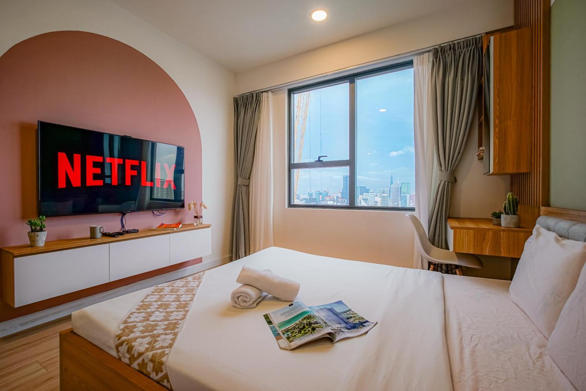 9Trip Stay In Soho Residence - Service Apartment Ho Chi Minh-staden Exteriör bild
