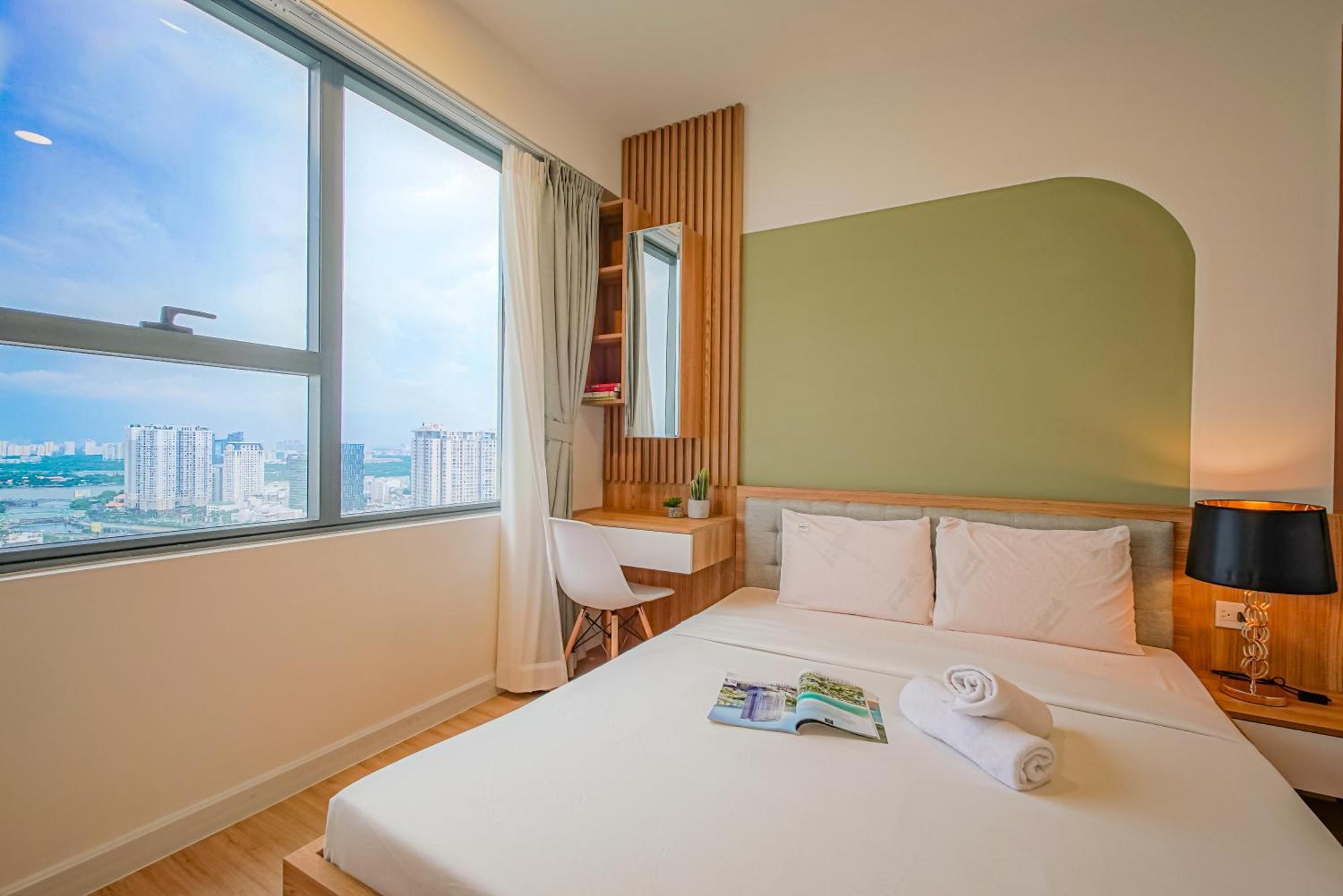 9Trip Stay In Soho Residence - Service Apartment Ho Chi Minh-staden Exteriör bild